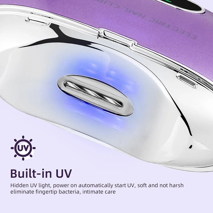 Electric Nail Clipper with UV Light – Safe & Easy Nail Care
