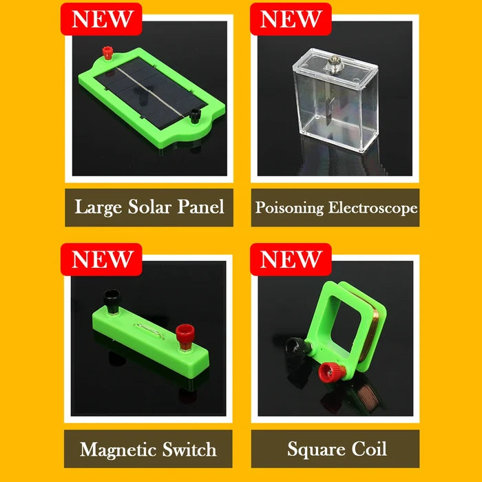 Electromagnetism Experiment Kit for Students – 40+ Lab Tools