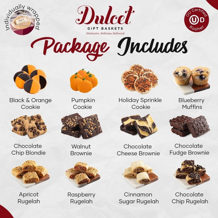 Dulcet package includes chart with photos of cookie varieties
