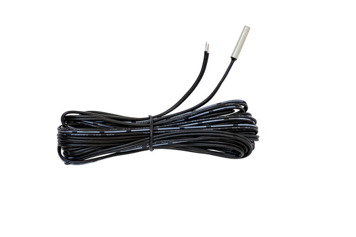 Floor heating temperature sensor probe for accurate in-floor temperature control