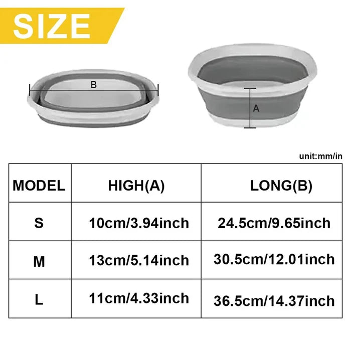 Foldable Baby Bath Tub – Safe, Space-Saving Newborn Tub