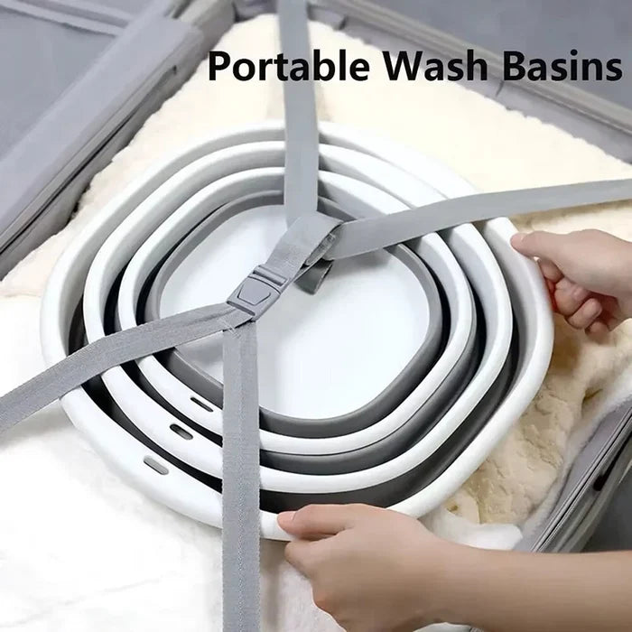 Foldable Baby Bath Tub – Safe, Space-Saving Newborn Tub