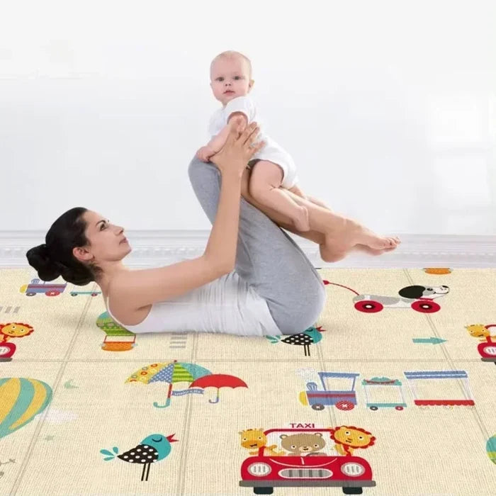 Foldable Baby Play Mat – Waterproof, Soft & Outdoor Safe