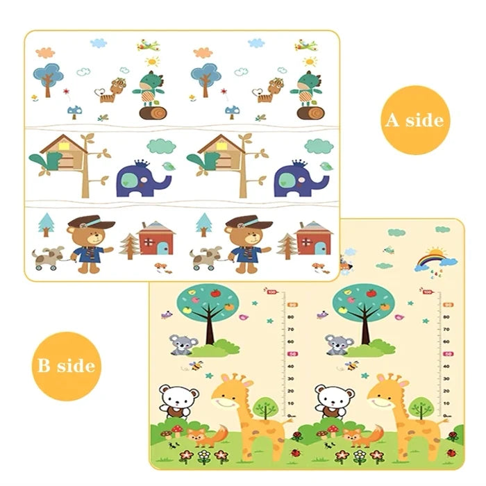 Foldable Foam Baby Play Mat – Extra Thick & Safe Crawling Rug