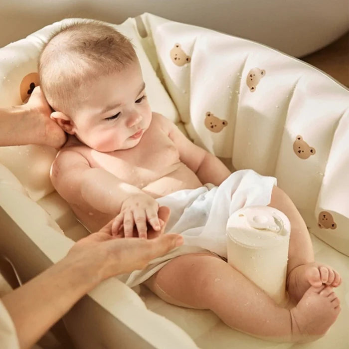 Foldable Inflatable Baby Bathtub – Portable & Fun Design