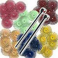 Foredom Scotch Brite AK4510 Radial Bristle Disc Assortment, 3/4", 38pc