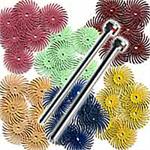 Foredom Scotch Brite AK4510 Radial Bristle Disc Assortment, 3/4", 38pc