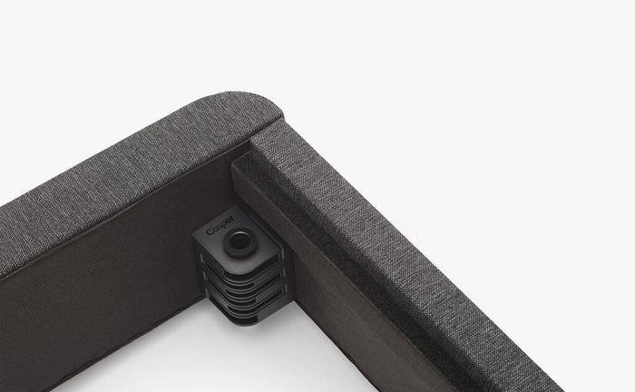 Close-up of Foundation corner pin