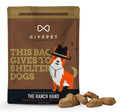 GivePet The Ranch Hand Dog Treats: Bison, Baked Potato & Carrot 11 oz. - Glad Dogs Nation | ALL Profits Donated