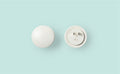 Image of two Glow Nightlights, one from the front and the other from behind.