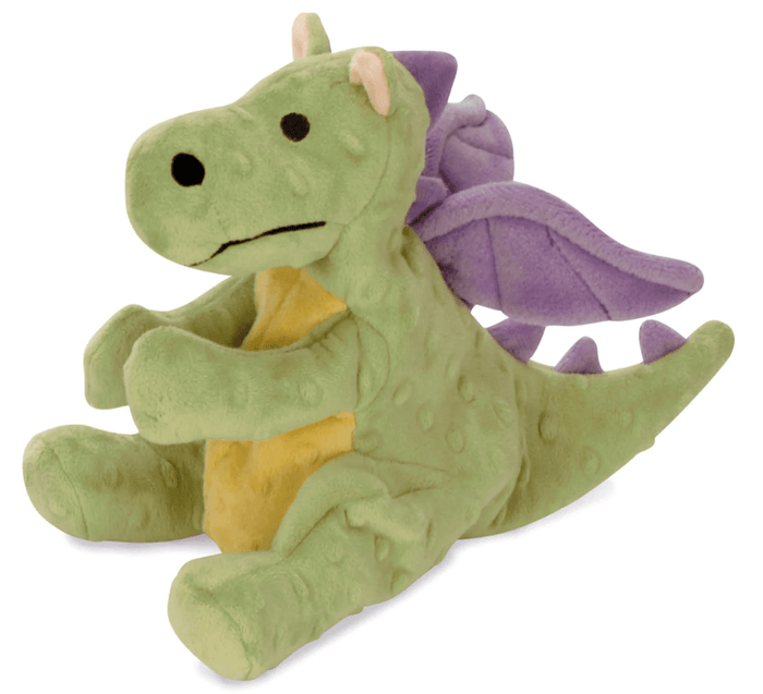 goDog Bubble Plush Dragon With Chew Guard Technology: Large, 2 Colors - Glad Dogs Nation | ALL Profits Donated