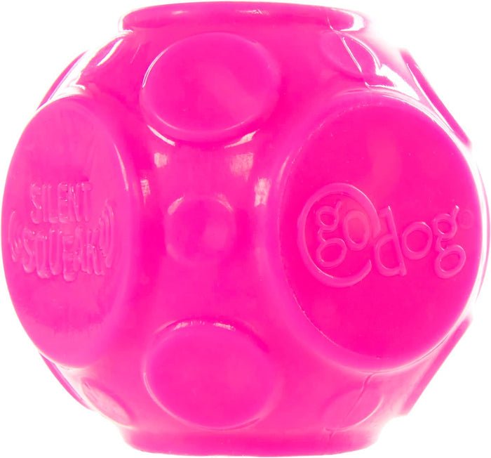 Godog Silent Squeaker Ball Dog Toy 2pk - Glad Dogs Nation | ALL Profits Donated