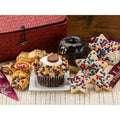 Grand Patriotic Sampler gift set with cupcakes, brownie, cookies, and star-shaped sugar cookies