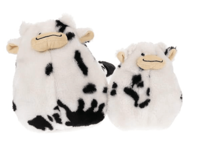 GURU Hide - A - Tail Cow Crinkle & Squeak Puzzle Dog Toy, Medium & Large - Glad Dogs Nation | ALL Profits Donated