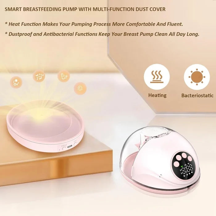 Hands-Free Electric Breast Pump with Heating & UV Sterilizer