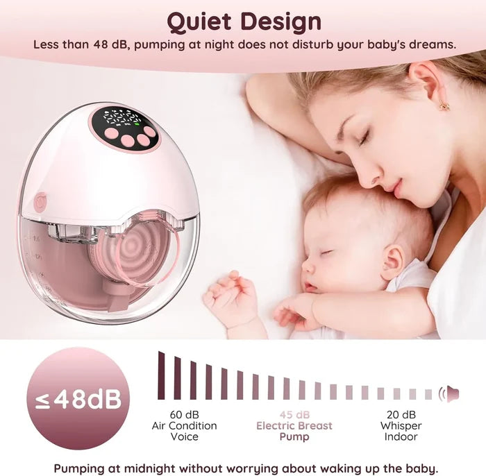Hands-Free Electric Breast Pump with Heating & UV Sterilizer