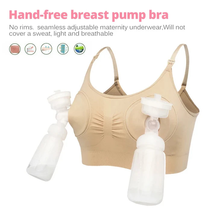 Hands-Free Pumping Bra – All-Day Nursing Comfort