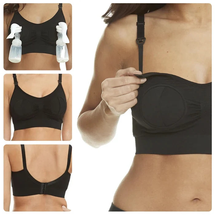 Hands-Free Pumping Bra – All-Day Nursing Comfort