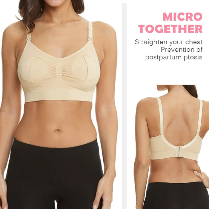 Hands-Free Pumping Bra – All-Day Nursing Comfort