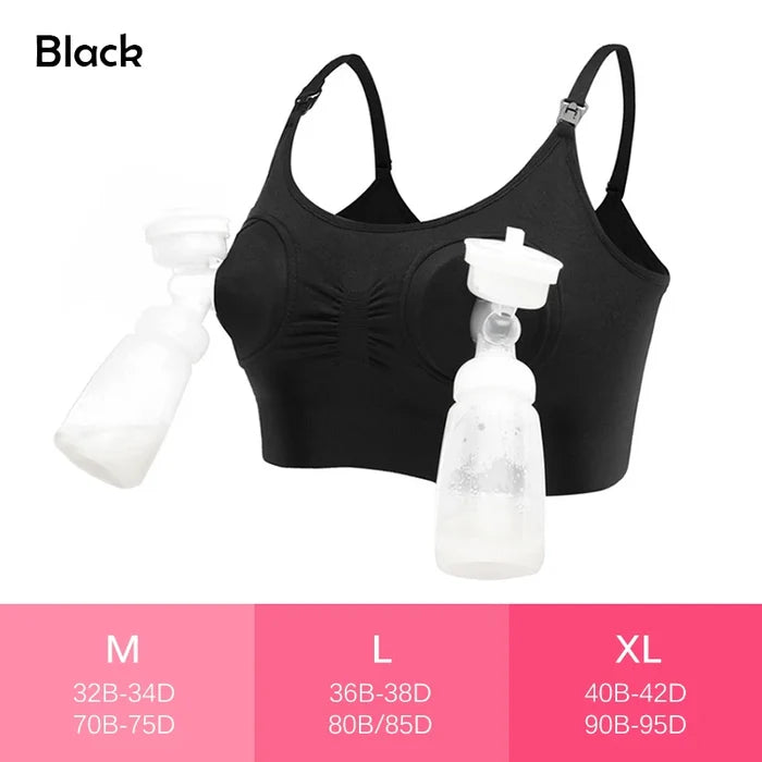 Hands-Free Pumping Bra – All-Day Nursing Comfort