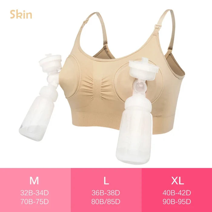 Hands-Free Pumping Bra – All-Day Nursing Comfort