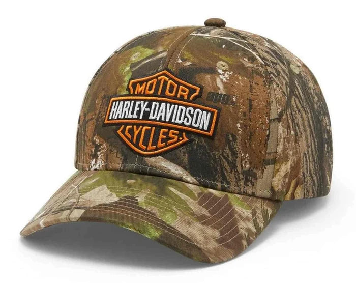 HARLEY-DAVIDSON® -  CAP - WOVEN REALTREE BROWN PRINT