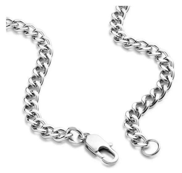 HARLEY-DAVIDSON® MENS  BAR & SHIELD STAMPED STAINLESS STEEL  LOGO NECKLACE