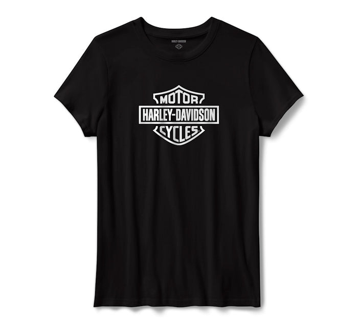 HARLEY-DAVIDSON® WOMENS TEE KNIT BLACK