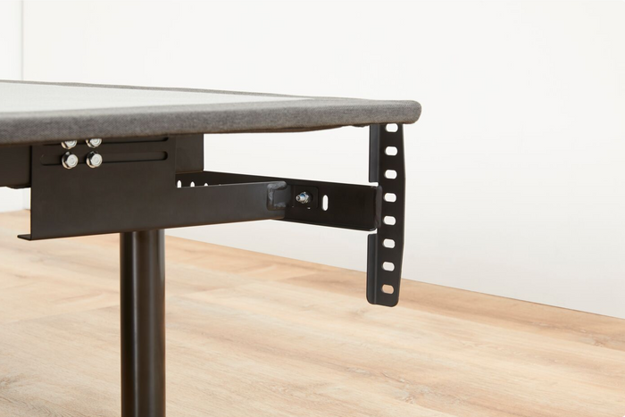 Close-up of the Headboard Bracket attached to a bed frame