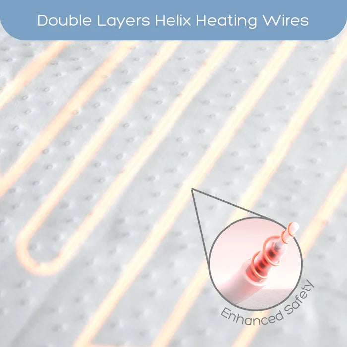 Heated Blanket with Timer – Ultra-Soft Dual-Layer Warmth