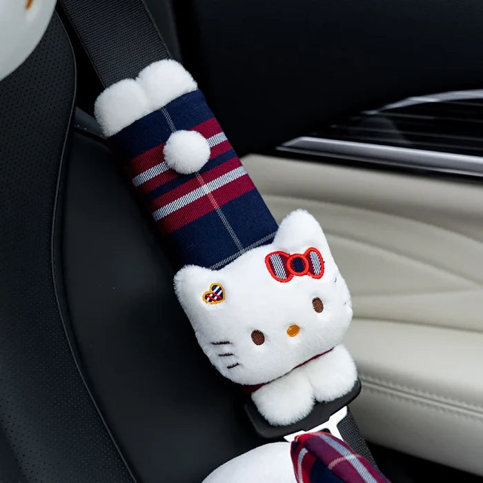 Hello Kitty Car Neck Pillow Plush Headrest Support Comfort