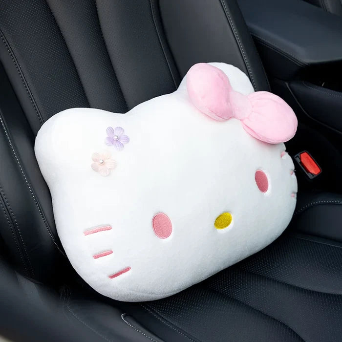 Hello Kitty Car Neck Pillow Plush Headrest Support Comfort