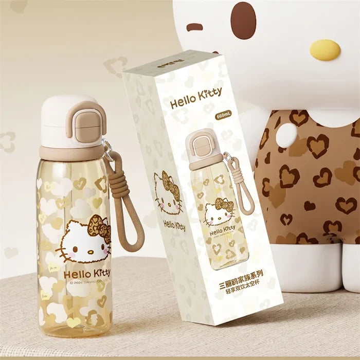 Hello Kitty PPSU Water Bottle 660ML Leakproof Kids Cup
