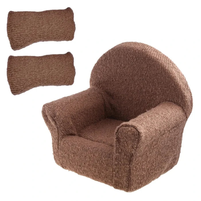 Infant Mini Sofa for Photoshoot – Comfortable & Portable Seat