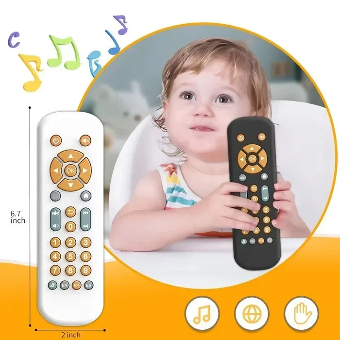 Infant TV Remote Control Toy – Music & Light for Kids
