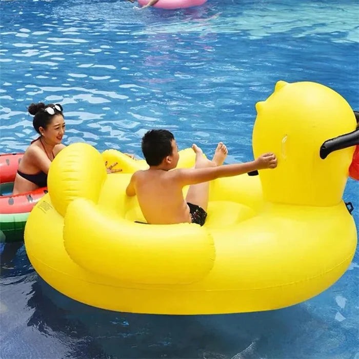 Inflatable Pool Float Duck Bed for Fun & Relaxing Water Play