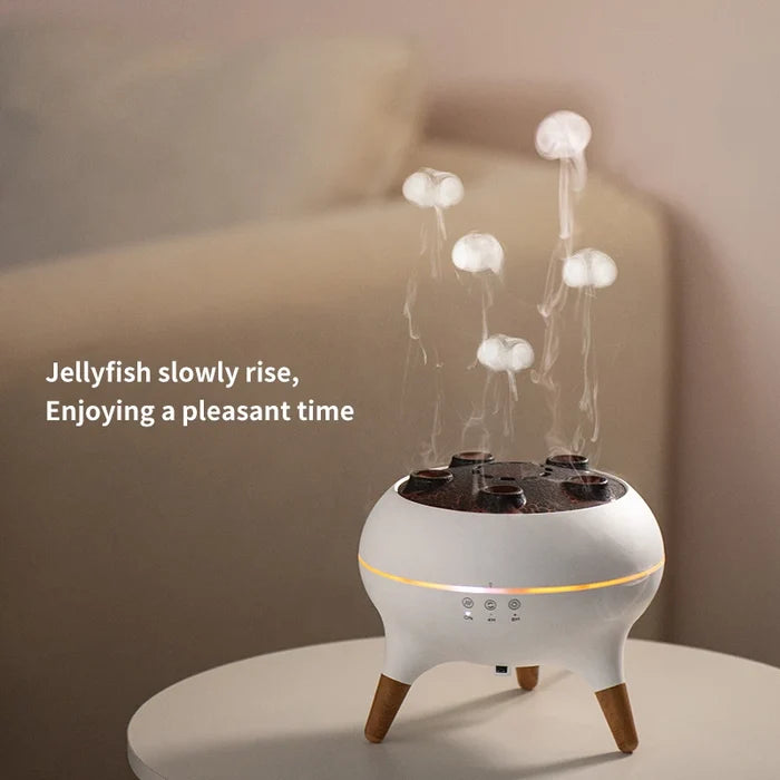 Jellyfish Air Humidifier – 250ml Aromatherapy Diffuser & Night Light