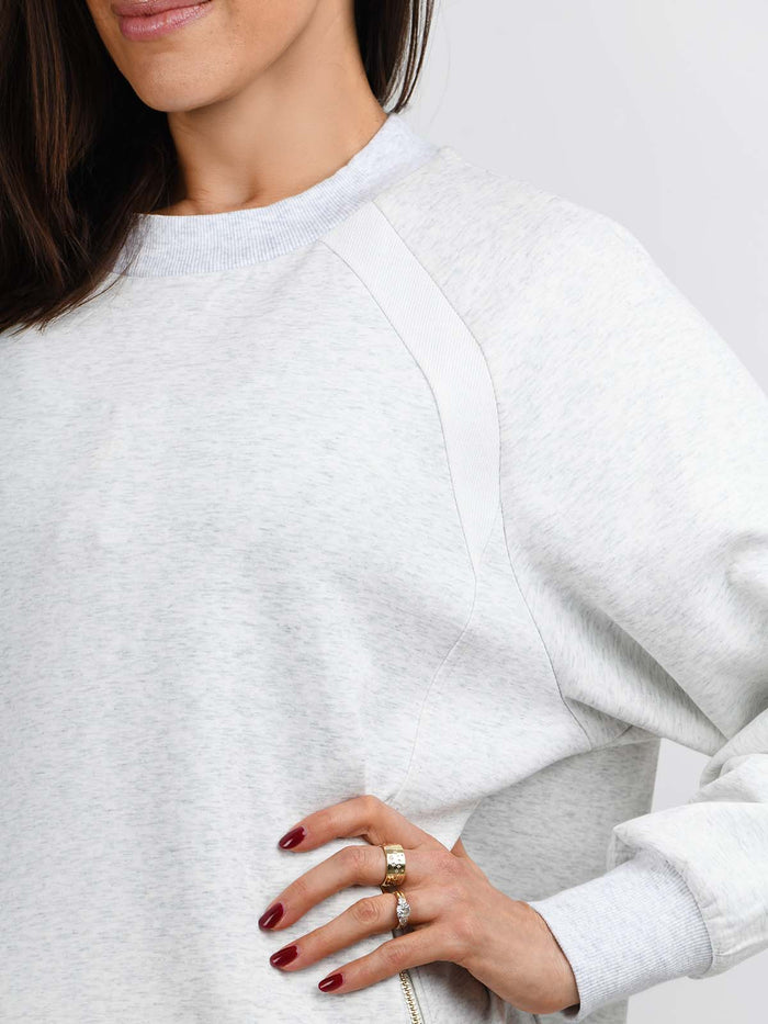 Jess Crew Neck Sweater Grey  from the NAIA Active  active wear collection