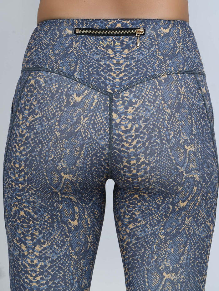 Kat Snake Print  legging from NAIA Active active wear collection
