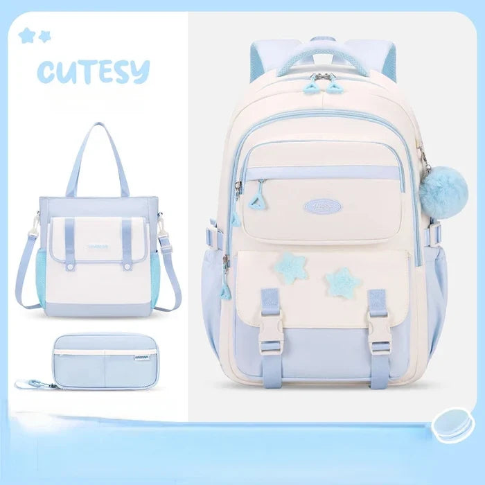 Blue Three-Piece Set