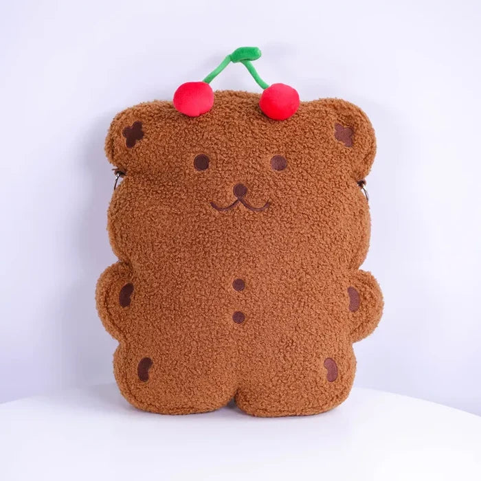 Kawaii Bear & Cherry Laptop Sleeve – Cute Tablet Case | 11, 13 & 13.3 Inch Sizes