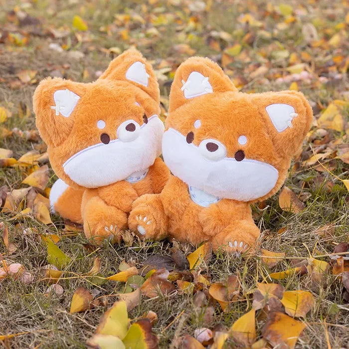 Kawaii Big Tailed Fox Plushie – Fluffy Soft Fox Stuffed Animal | 23cm Cute Fox Toy