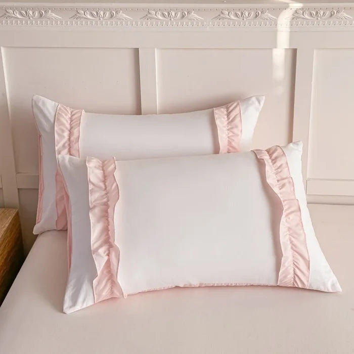 Kawaii Bow Print Bedding Set | 3-Piece Duvet Cover & Pillowcases