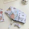 Kawaii Capybara Umbrella | 3-Fold Rain & UPF 50+ Sun Umbrella