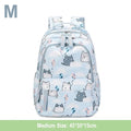 Kawaii Cats with Kites Backpack – Waterproof Polyester Bag | Medium & Large Sizes