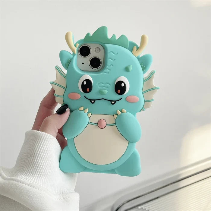 Kawaii Dragon iPhone Case – Cute Dragon Phone Case | iPhone 11 to 15 Pro Max | Kawaii Fantasy Accessories