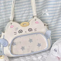 Kawaii Neko Cat Crossbody Bag – Cute PU Leather Cat Face Bag | Adjustable Strap | Kawaii Fashion Accessory