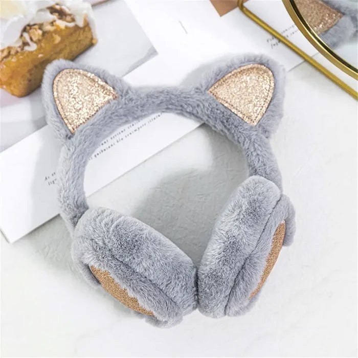Kawaii Pastel Cat Ear Earmuffs – Cute Warm Winter Ear Muffs | 6 Colours