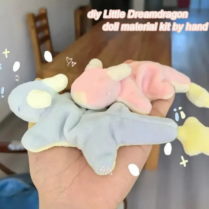 Kawaii Star Dragon Plushie Craft Kit – Sew Your Own Dragon | Gift for Kids & Teens