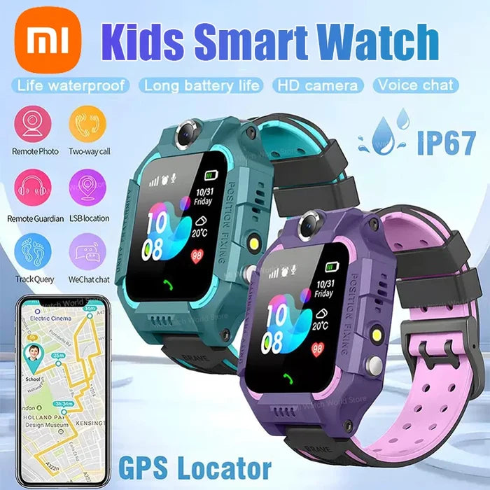 Kids 4G Smart Watch GPS SOS Call Camera Waterproof